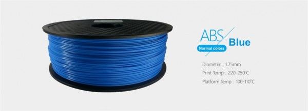 3D FILAMENT 1,75mm ABS Kék (1kg-os tekercs)