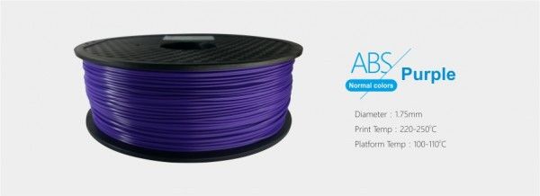 3D FILAMENT 1,75mm ABS Lila (1kg-os tekercs)