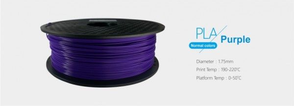 3D FILAMENT 1,75mm PLA Lila /1kg-os tekercs/