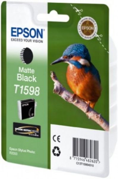 Epson T1598 Patron Matt Black 17ml (Eredeti)