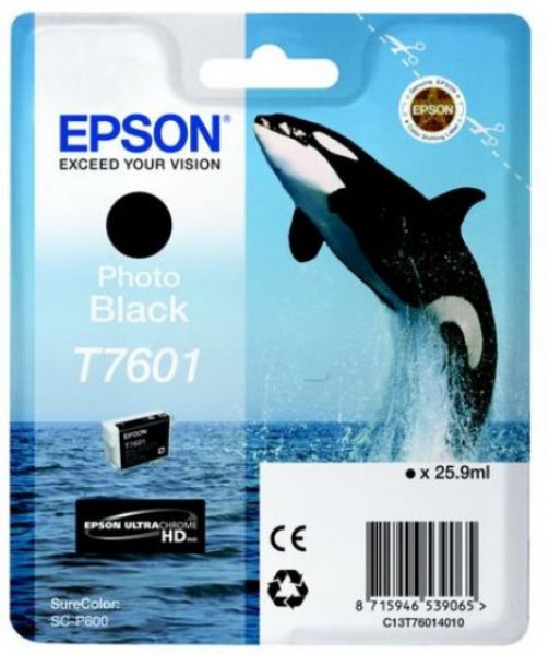 Epson T7601 Patron Photo Black 26ml (Eredeti)