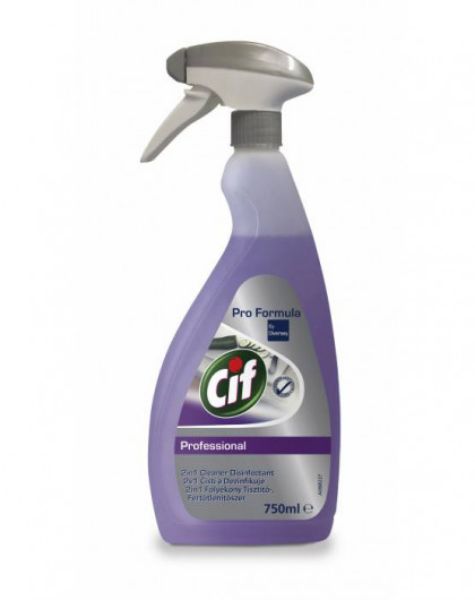 Cif Professional 2in1 Kitchen Cleaner Disinfectant 750ml