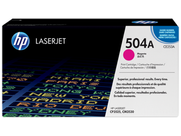 HP CE253A Toner Magenta 7k No.504A (Eredeti)