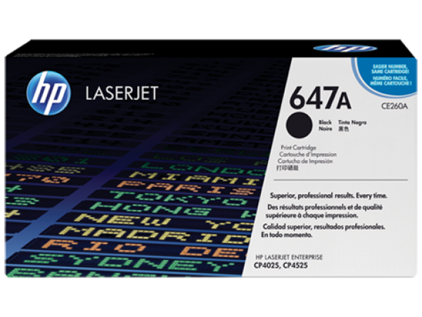 HP CE260A Toner Black 8,5k No.647A (Eredeti)