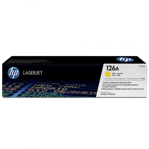 HP CE312A Toner Yellow 1k No.126A (Eredeti)