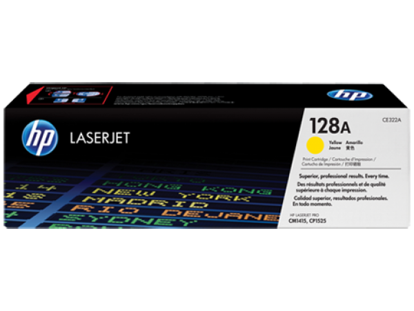 HP CE322A Toner Yellow 1,3k No.128A (Eredeti)