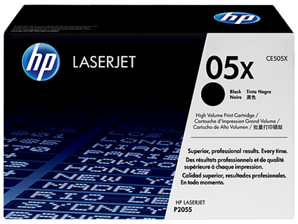 HP CE505X Toner High Black 6,5k No.05X (Eredeti)