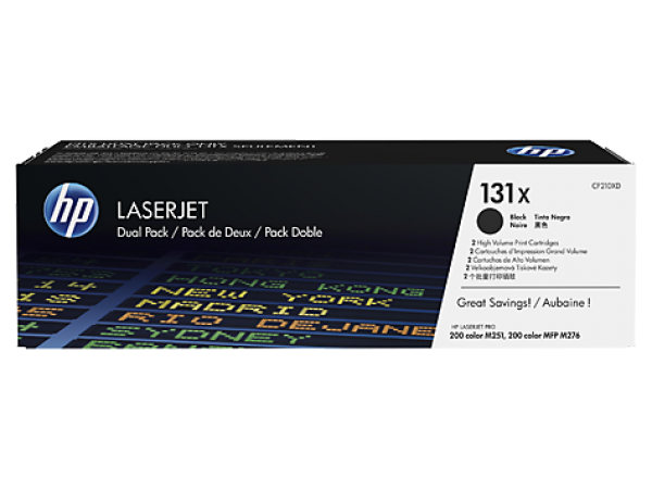 HP CF210XD Toner Black 2x2,4k No.131X (Eredeti)