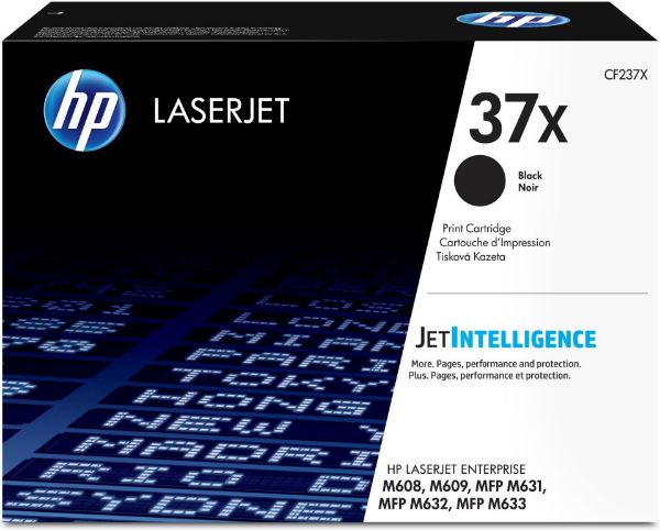 HP CF237X Toner Black 25k No.37X (Eredeti)