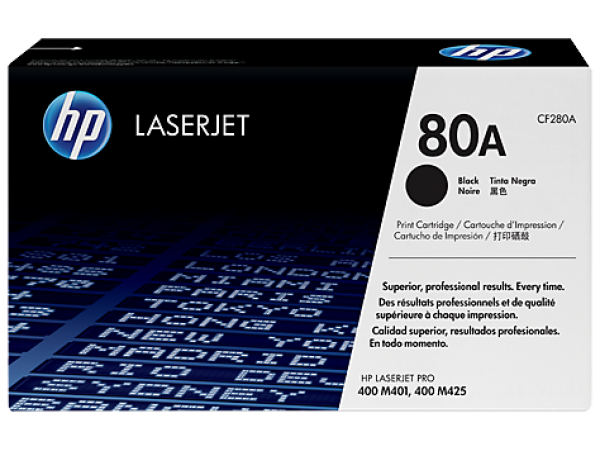 HP CF280A Toner Black 2,7k No.80A (Eredeti)