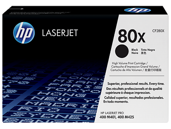 HP CF280X Toner Black 6,9k No.80X (Eredeti)