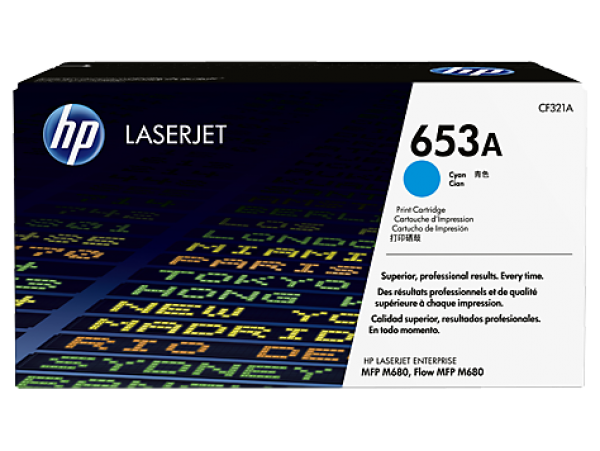 HP CF321A Toner Cyan 16,5k No.653A (Eredeti)