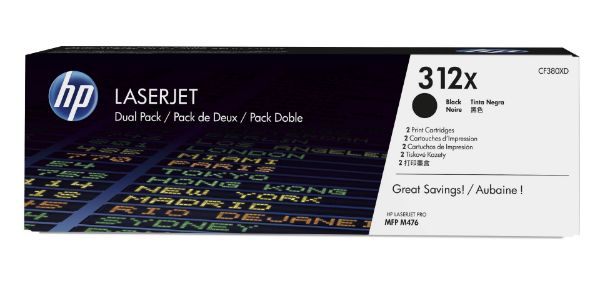 HP CF380XD Toner Black 2x4,4k No.312X (Eredeti)