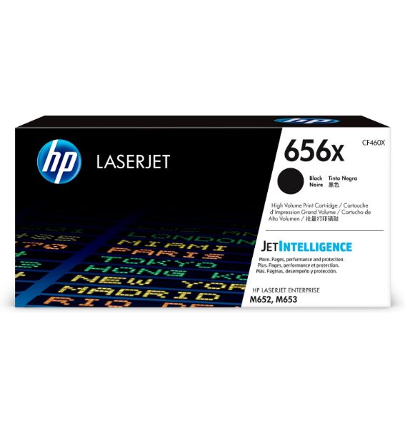 HP CF460X Toner Black 27k No.656X (Eredeti)