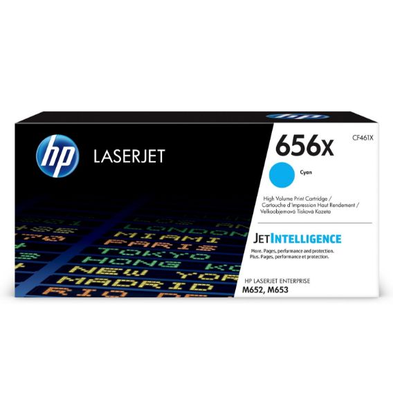 HP CF461X Toner Cyan 22k No.656X (Eredeti)