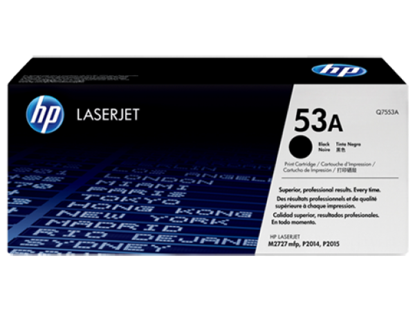 HP Q7553A Toner Black 3k No.53A (Eredeti)