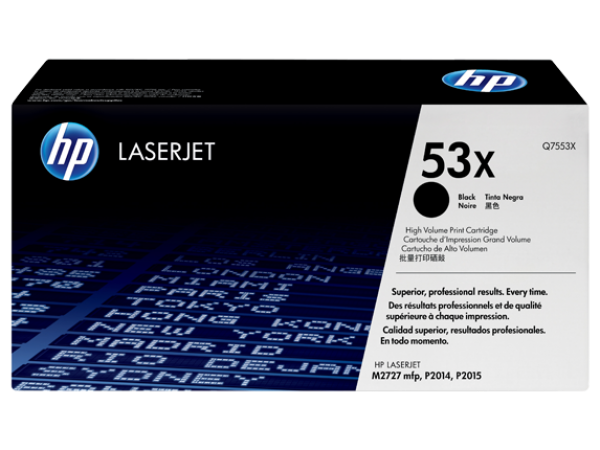 HP Q7553X Toner Black 7k No.53X (Eredeti)