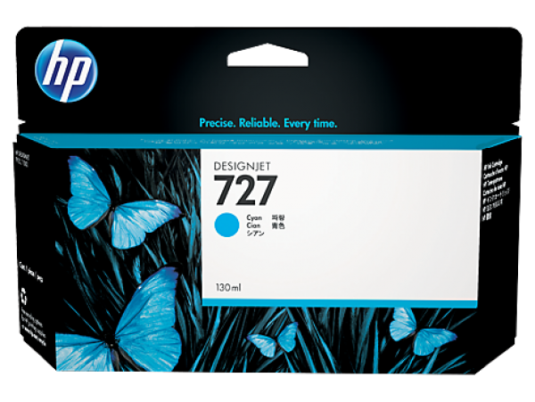 HP B3P19A Patron Cyan 130ml No.727 (Eredeti)