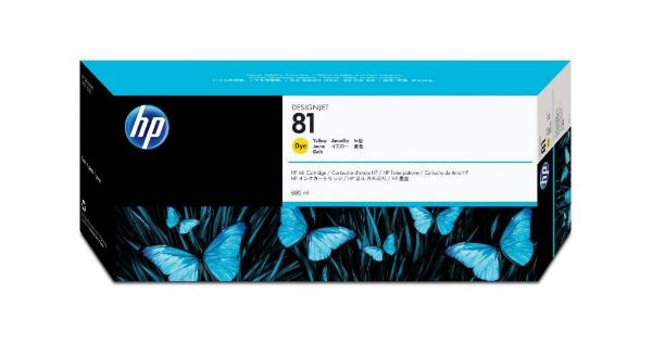 HP C4933A Patron Yellow 680ml No.81 (Eredeti)