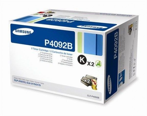 Samsung CLP 310 Black Toner DUPLA  CLT-P4092B/ELS (SU391A) (Eredeti)