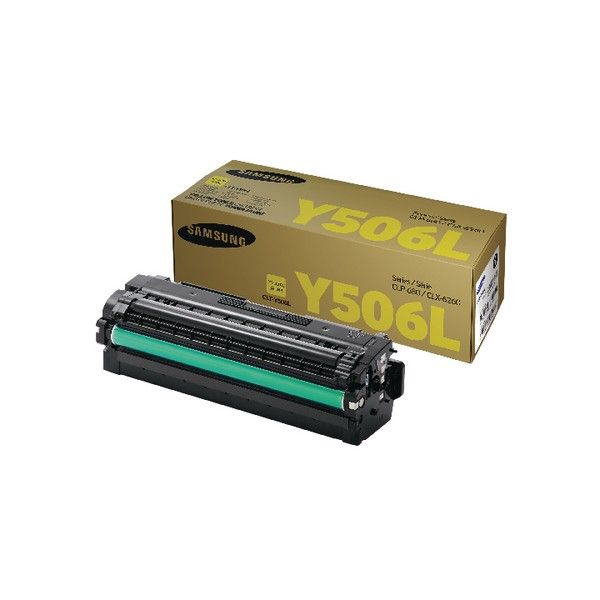 Samsung CLP 680B Yellow Toner 3,5k  CLT-Y506L/ELS (SU515A) (Eredeti)