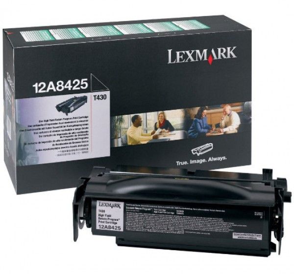 Lexmark T430 High Return Toner 12K  (Eredeti) 12A8425