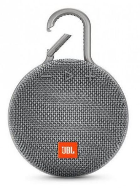 JBL Clip 3 bluetooth hangszóró, vízhatlan (szürke)