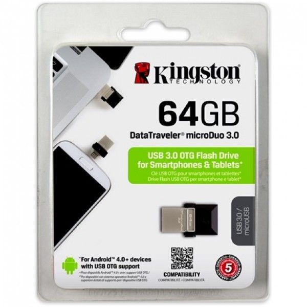 PenDrive 64 GB MicroDuo+USB