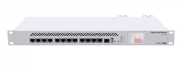 MikroTik CCR1016-12G 12port GbE 16magos CPU 19 Cloud Core Router