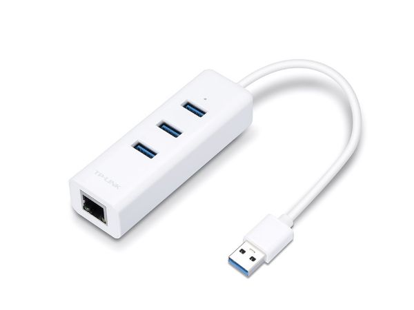 TP-LINK UE330 USB hub és gigabites ethernet átalakító