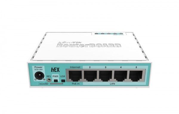 MikroTik hEX RB750Gr3 L4 256MB 5x GbE port router