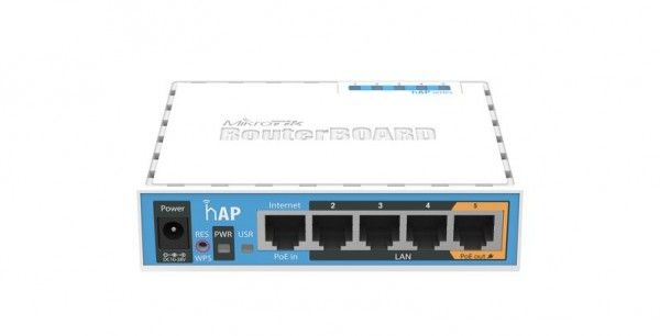 MikroTik hAP RouterBOARD 951Ui-2nD L4 64Mb 5x FE LAN router