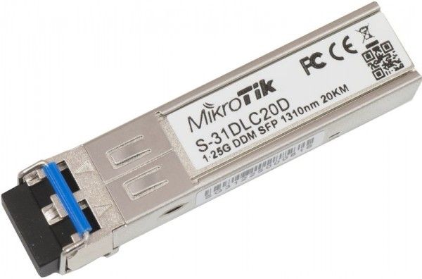 MikroTik SFP modul 1.25G SM 20km 1310nm